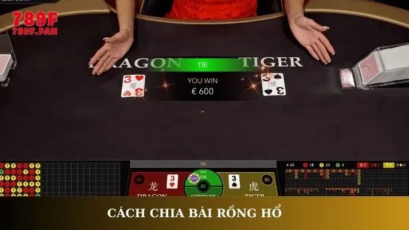 Cách chia bài rồng hổ